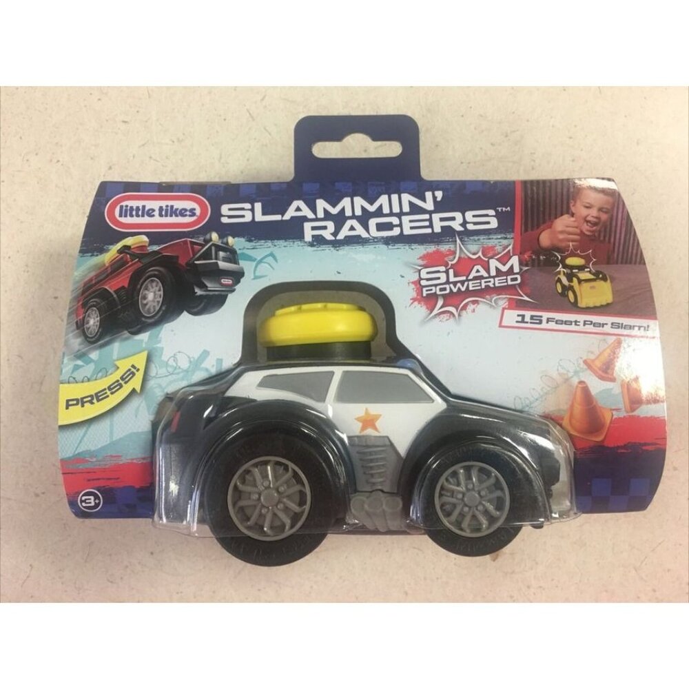NEW Little Tikes Slammin' Racers Police Car With Realistic Sounds - Set of 2 - Picture 2 of 3